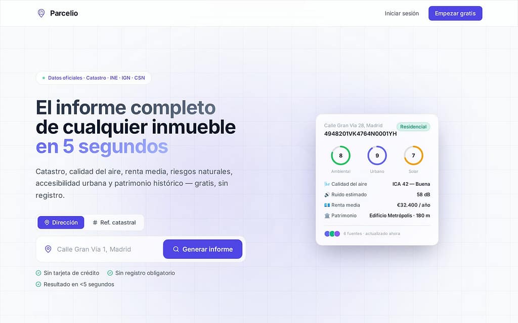 Parcelio screenshot