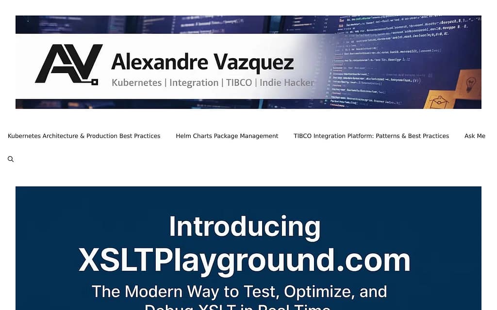 XSLT Playground screenshot
