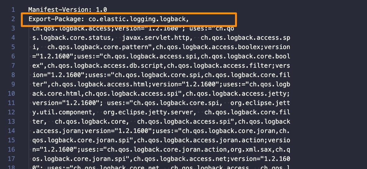 Enable ECS Logging in TIBCO BusinessWorks with Logback 6 BW ECS Logging: Export-Package changes