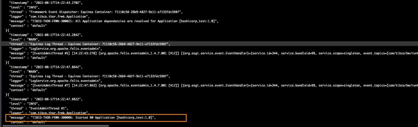 TIBCO BusinessWorks HashiCorp Vault Integration: Secure Secrets in 3 Steps 21 TIBCO BW Hashicorp Vault Configuration: Running sample