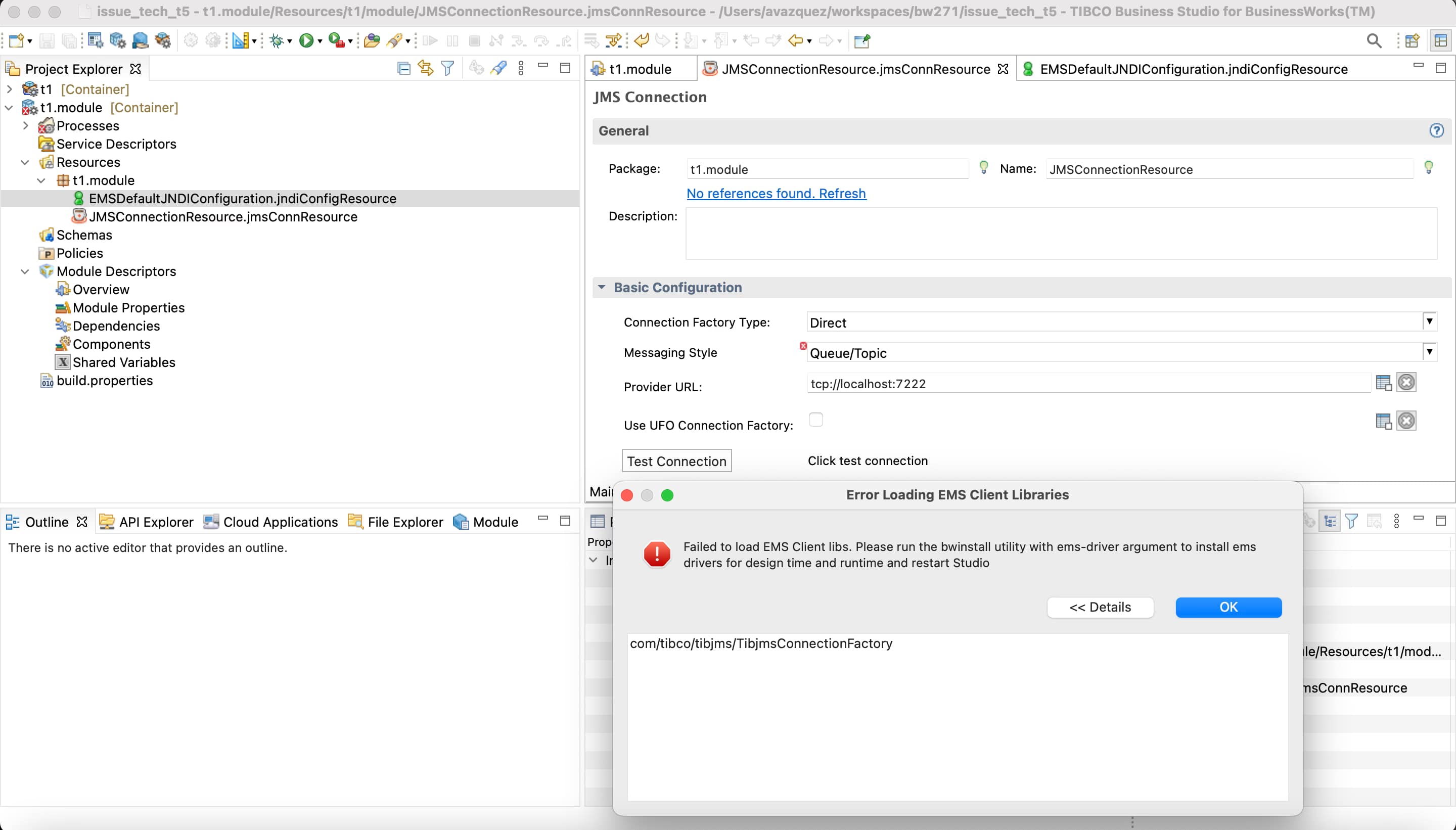 TIBCO BusinessWorks and EMS Integration: Install JMS Drivers and Fix Common Errors 13 TIBCO BusinessWorks and EMS Integration: Install JMS Drivers and Fix Common Errors