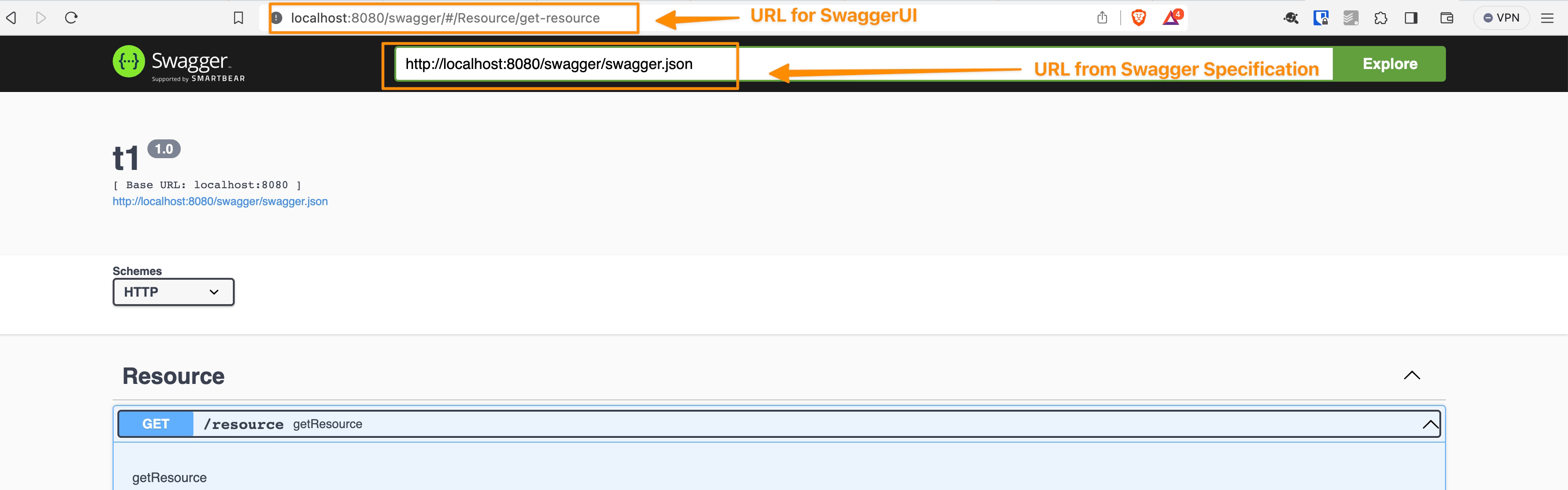 Enable SwaggerUI in TIBCO BusinessWorks When Offloading SSL (BWCE Fix) 16 How To Enable SwaggerUI TIBCO BusinessWorks when Offloading SSL Certificate: SwaggerUI highlighting the 2 URL loaded in the process