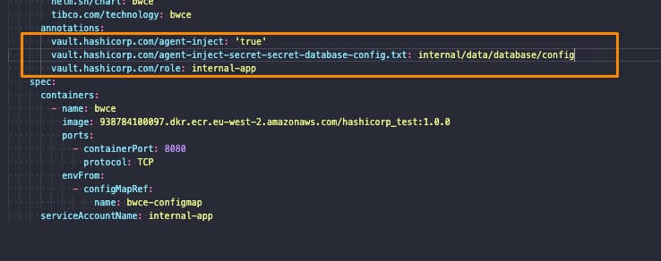 Inject Secrets into Kubernetes Pods Using HashiCorp Vault (Agent Injector Guide) 8 Inject Secrets In Pods: Annotations