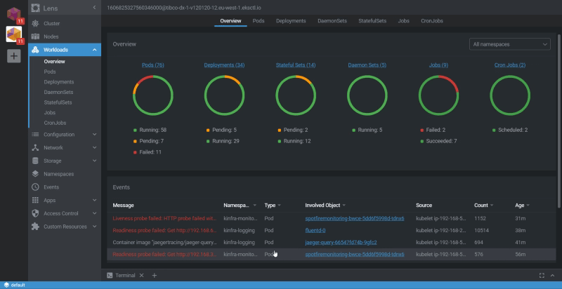 Lens Kubernetes IDE Explained: Improve Development and Cluster Management Productivity 4 Workloads Overview in Lens