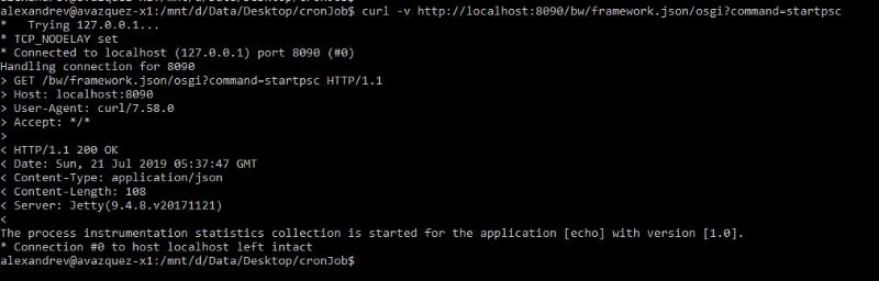 Usar estadísticas a tu favor para detectar cuellos de botella en TIBCO BusinessWorks Container Edition 19 Usar estadísticas a tu favor para detectar cuellos de botella en TIBCO BusinessWorks Container Edition