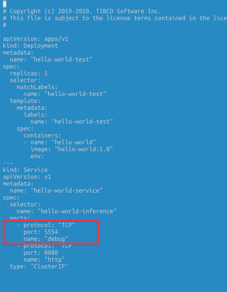 #TIBFAQS Enabling Remote Debugging for TIBCO BusinessWorks Application on Kubernetes 30 #TIBFAQS Enabling Remote Debugging for TIBCO BusinessWorks Application on Kubernetes