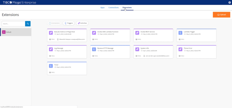 Installing Flogo Extensions in TIBCO Flogo Enterprise (UI and CLI Guide) 81 Installing Flogo Extensions in TIBCO Flogo Enterprise (UI and CLI Guide)