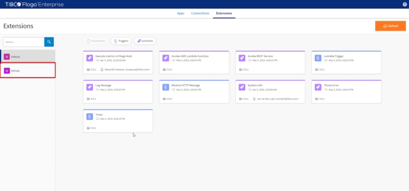 Installing Flogo Extensions in TIBCO Flogo Enterprise (UI and CLI Guide) 83 Installing Flogo Extensions in TIBCO Flogo Enterprise (UI and CLI Guide)