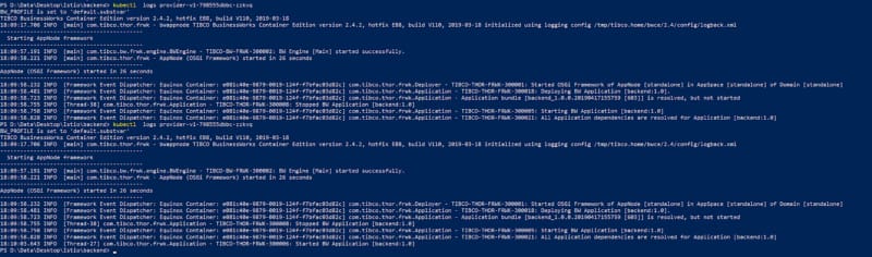 Sondas de Kubernetes para una aplicación de TIBCO BusinessWorks Container Edition 3 Sondas de Kubernetes para una aplicación de TIBCO BusinessWorks Container Edition