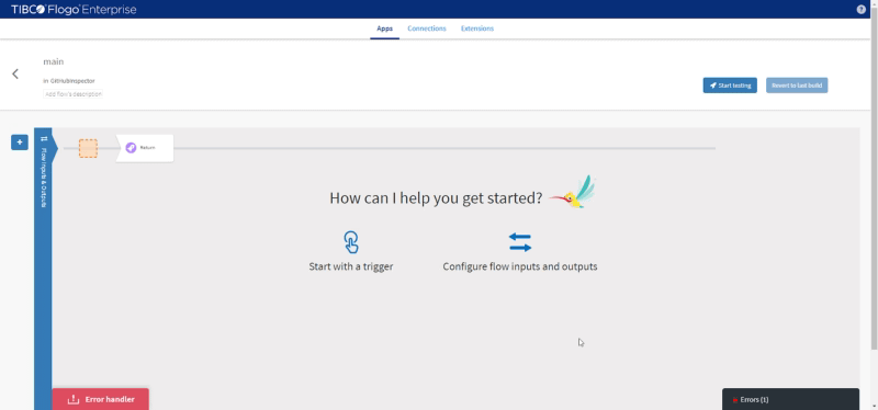 Creando tu Primera Aplicación Flogo 9 Creando tu Primera Aplicación Flogo