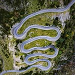 white and gray spiral stairs
